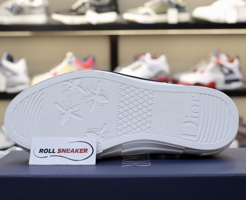 Dior B23 Low Top Black họa tiết White Dior Oblique Canvas