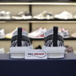 Dior B23 Low Top Black họa tiết White Dior Oblique Canvas