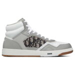 Giày Dior B27 High Gray White họa tiết Dior Oblique Jacquard Like Auth