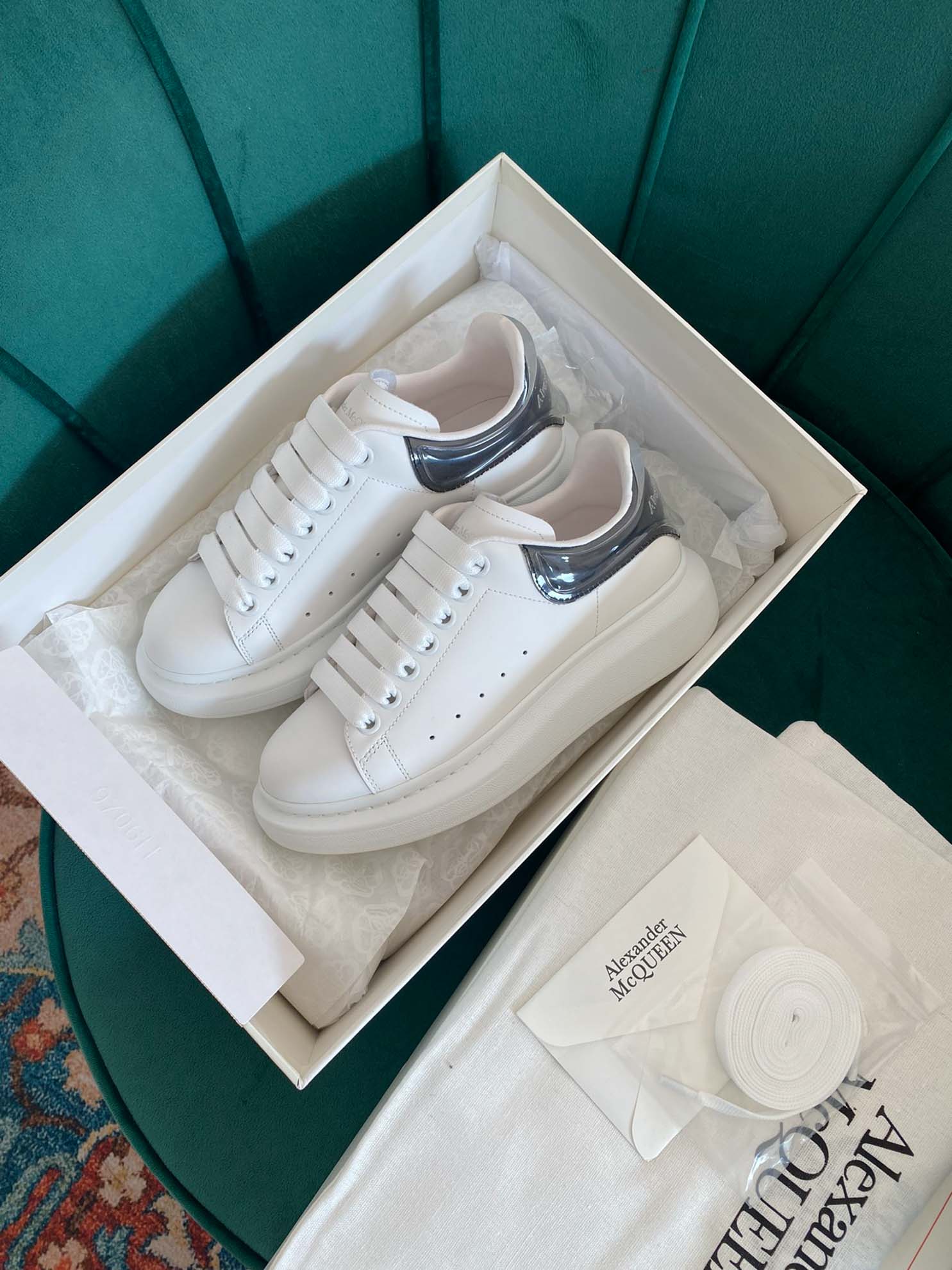 Giày Alexander Mcqueen Gót Tím Trong