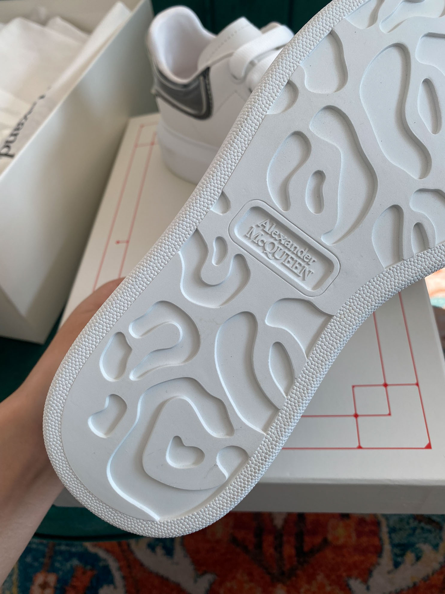 Giày Alexander Mcqueen Gót Tím Trong