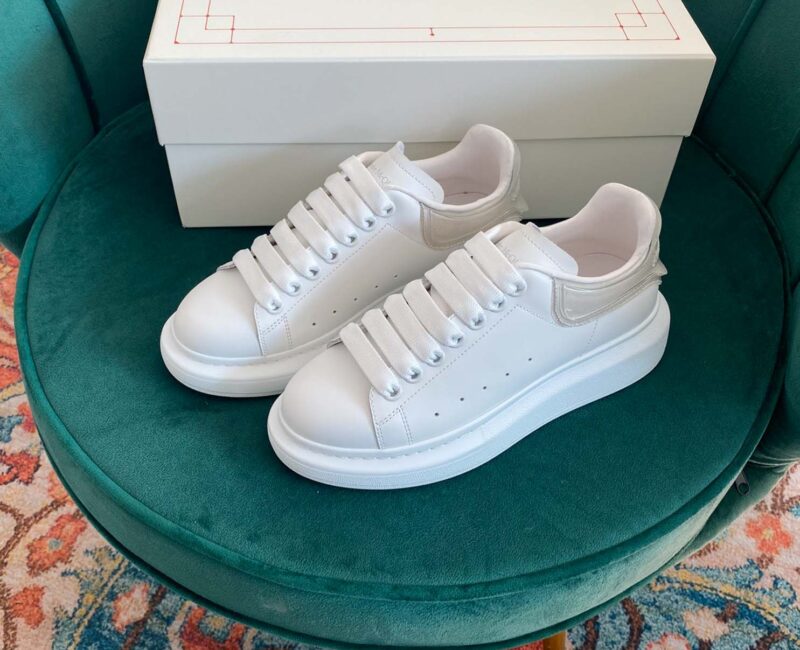 Giày Alexander Mcqueen Gót Trắng Trong
