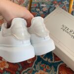 Giày Alexander Mcqueen Gót Trắng Trong