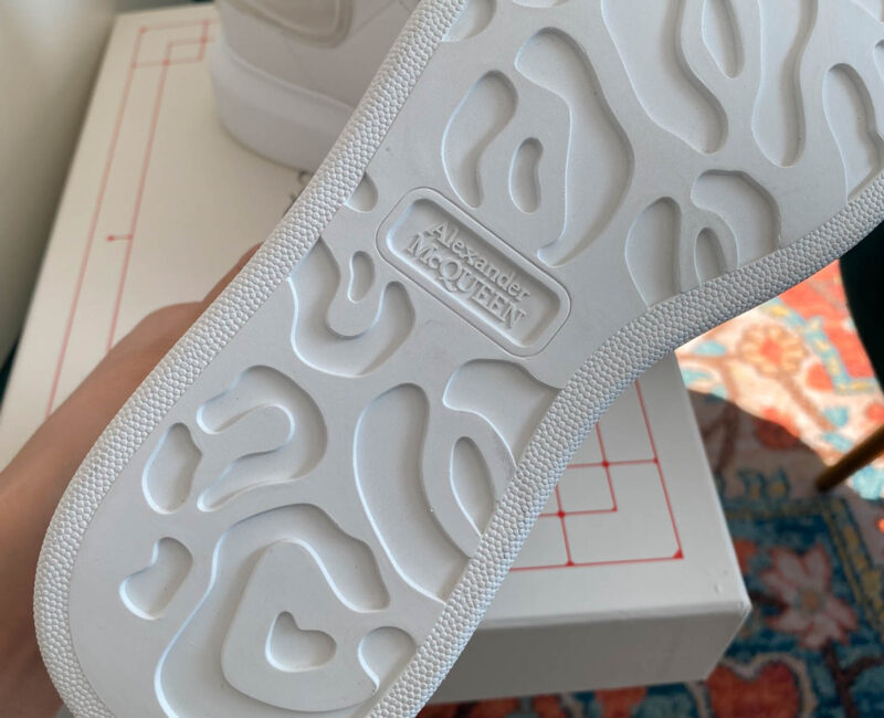 Giày Alexander Mcqueen Gót Trắng Trong