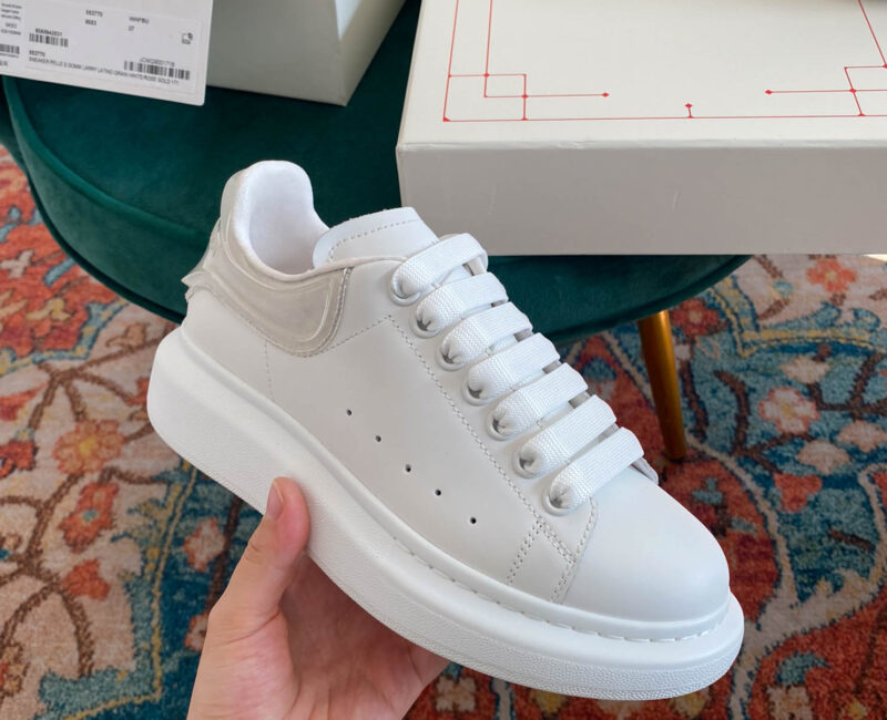 Giày Alexander Mcqueen Gót Trắng Trong