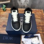 Giày Dior B27 High Black họa tiết vải Dior Oblique Jacquard Like Auth