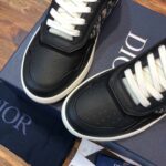 Giày Dior B27 High Black họa tiết vải Dior Oblique Jacquard Like Auth