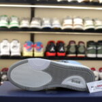 Giày Dior B27 High Light Blue and White Gray họa tiết vải Dior Oblique Jacquard Like Auth