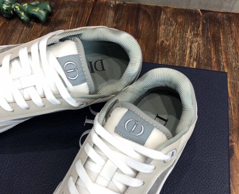 Giày Dior B27 Low Grey Beige họa tiết Dior Oblique Galaxy Like Auth