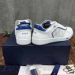 Giày Dior B27 Low White Blue họa tiết Dior Oblique Galaxy Like Auth