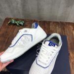 Giày Dior B27 Low White Blue họa tiết Dior Oblique Galaxy Like Auth