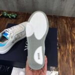 Giày Dior B27 Low White Light Blue họa tiết Dior Oblique Galaxy Like Auth