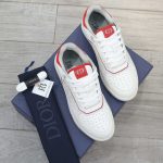Giày Dior B27 Low White Red họa tiết Dior Oblique Galaxy Like Auth