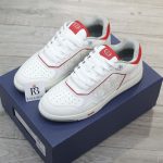 Giày Dior B27 Low White Red họa tiết Dior Oblique Galaxy Like Auth