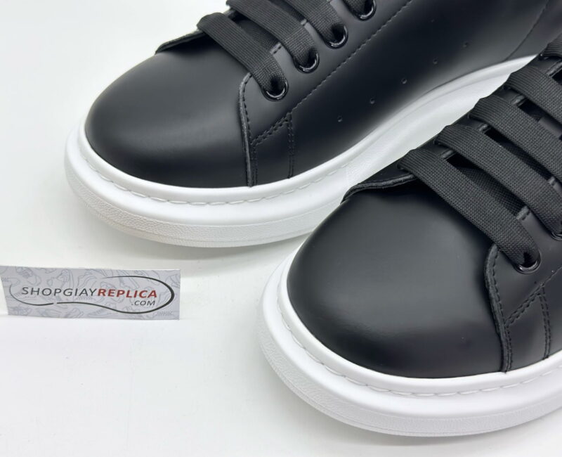 Giày Alexander McQueen Đen gót Trắng Like Auth