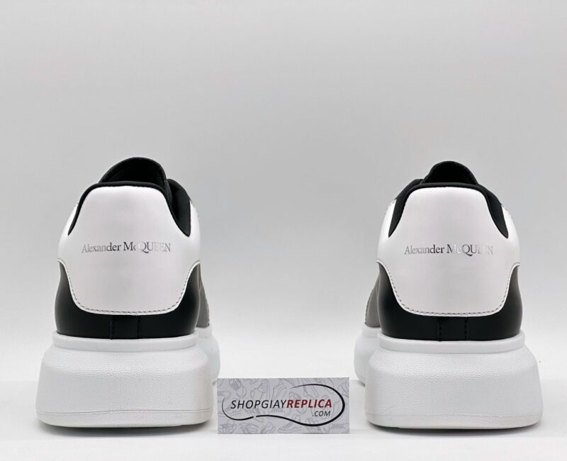Giày Alexander McQueen Đen gót Trắng Like Auth