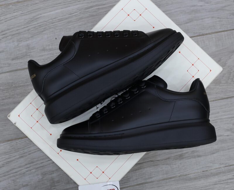 Giày Alexander Mcqueen Nam Đen Black Like Auth