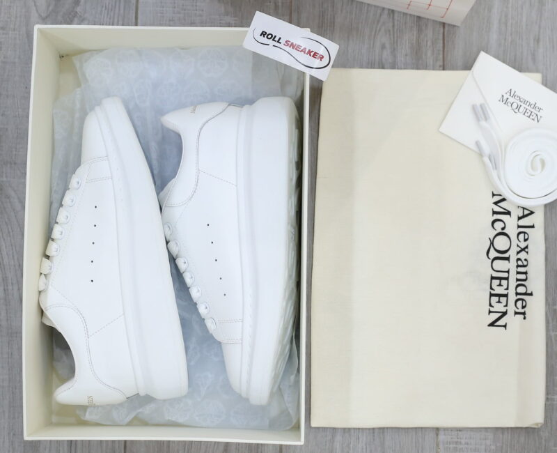 Giày Mcqueen All White Trắng Like Auth