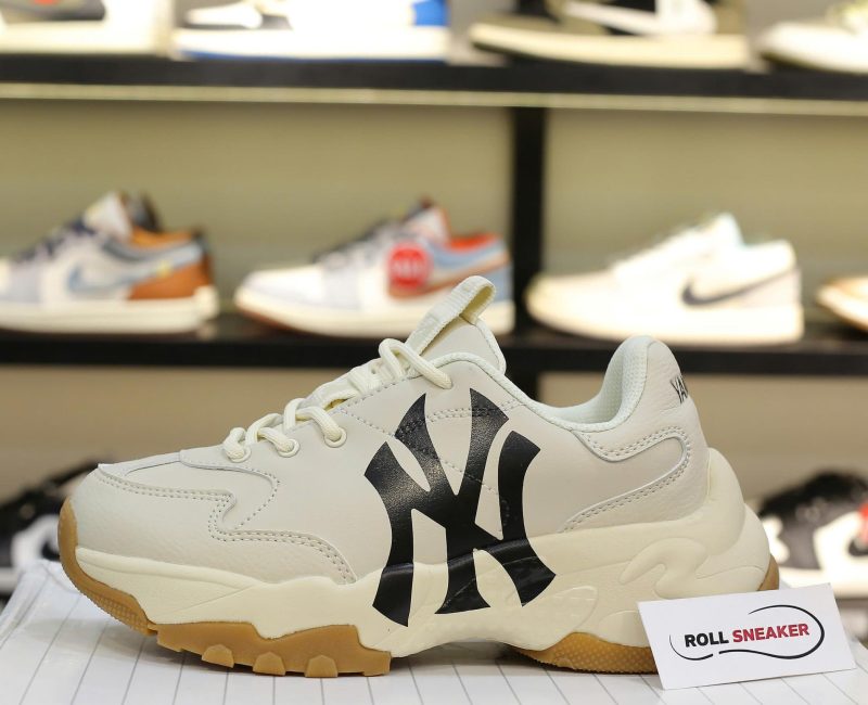 Giày MLB Bigball Chunky A New York Yankees L.Beige