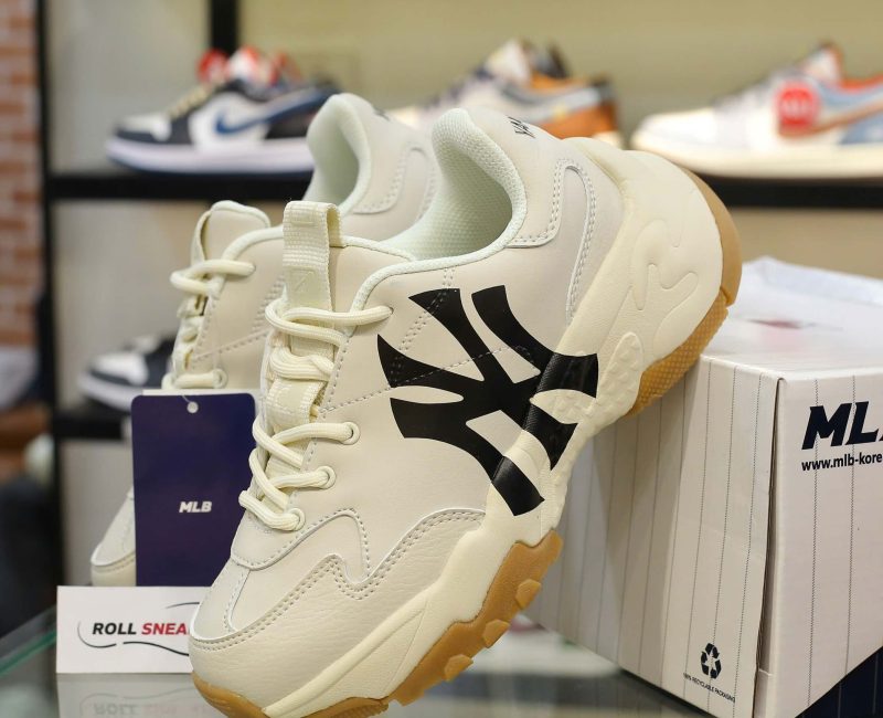 Giày MLB Bigball Chunky A New York Yankees L.Beige