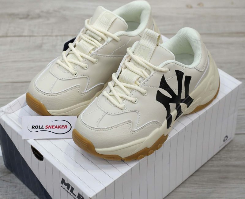 Giày MLB Bigball Chunky A New York Yankees L.Beige