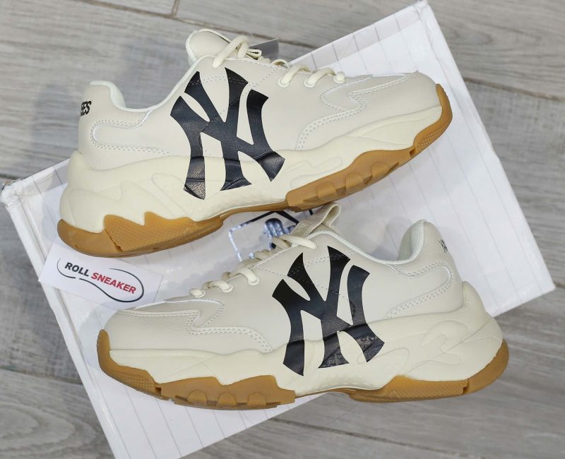 Giày MLB Bigball Chunky A New York Yankees L.Beige