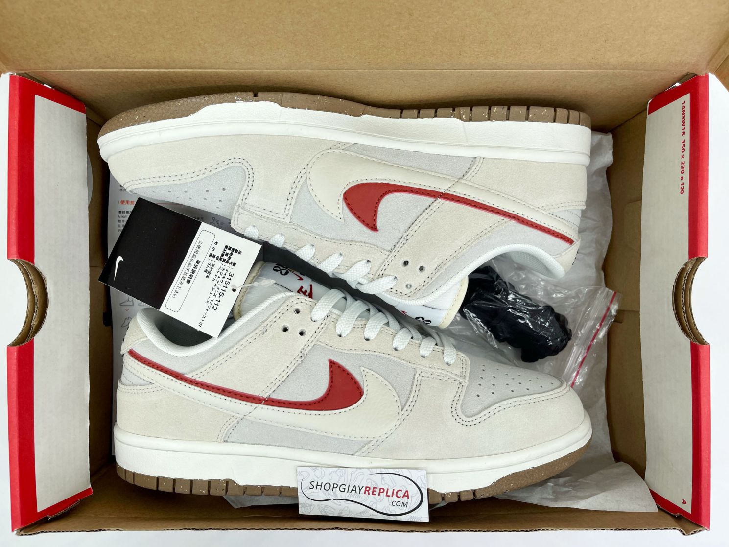 Giày Nike Dunk Low SE 85 Double Swoosh ‘Sail Orange’ Like Auth