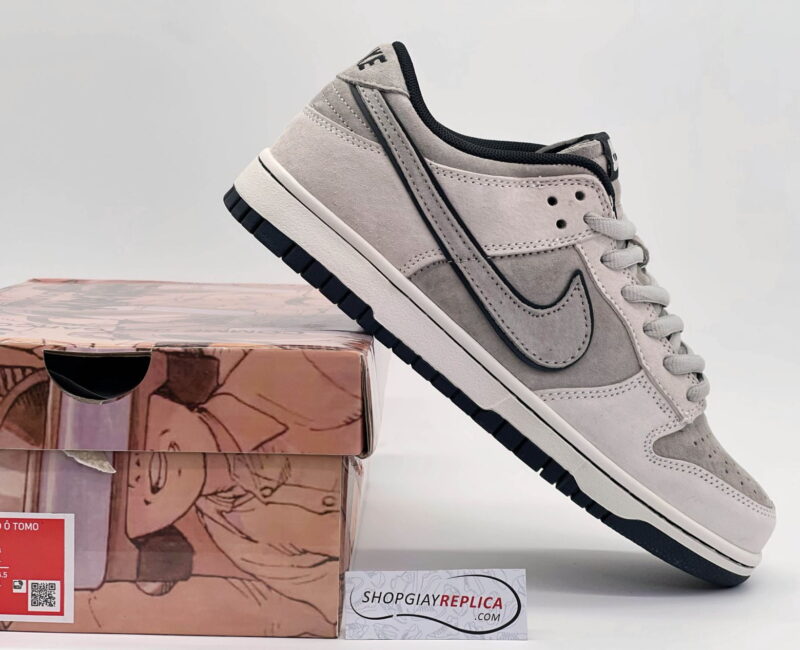 Giày Nike SB Dunk Low x Otomo Katsuhiro “Steamboy OST” White Black Like Auth
