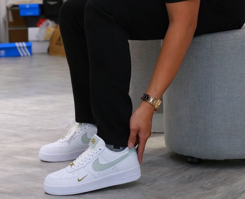 onfeet Air Force 1 Low White Grey Gold