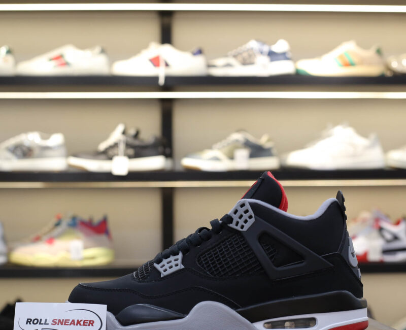 Giày Nike Air Jordan 4 Retro Bred Like Auth