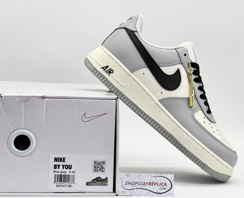 Giày Nike Air Force 1 Low By You Custom Smoke Grey Like Auth