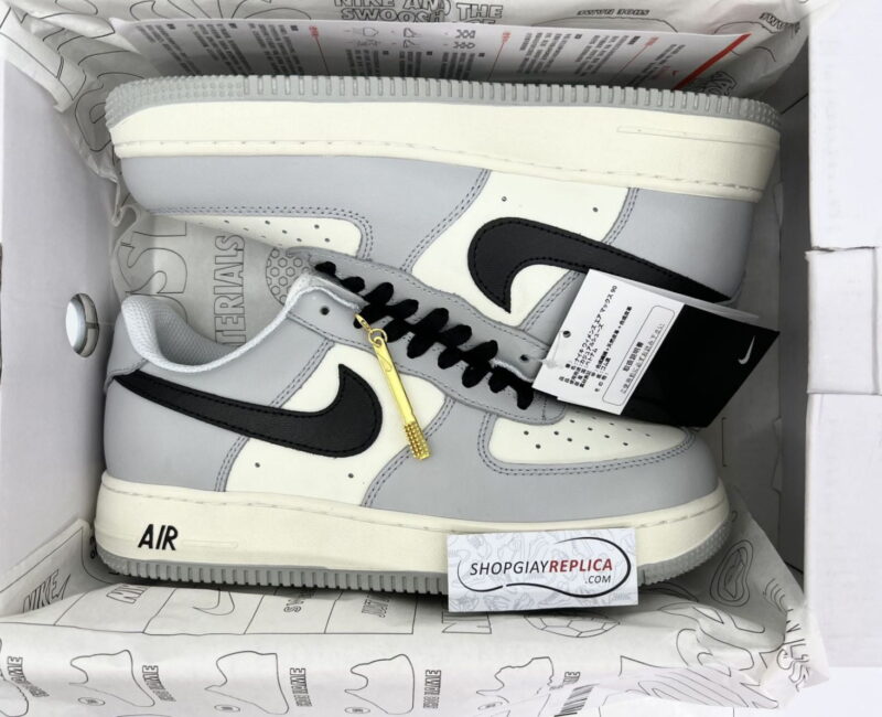 Giày Nike Air Force 1 Low By You Custom Smoke Grey Like Auth