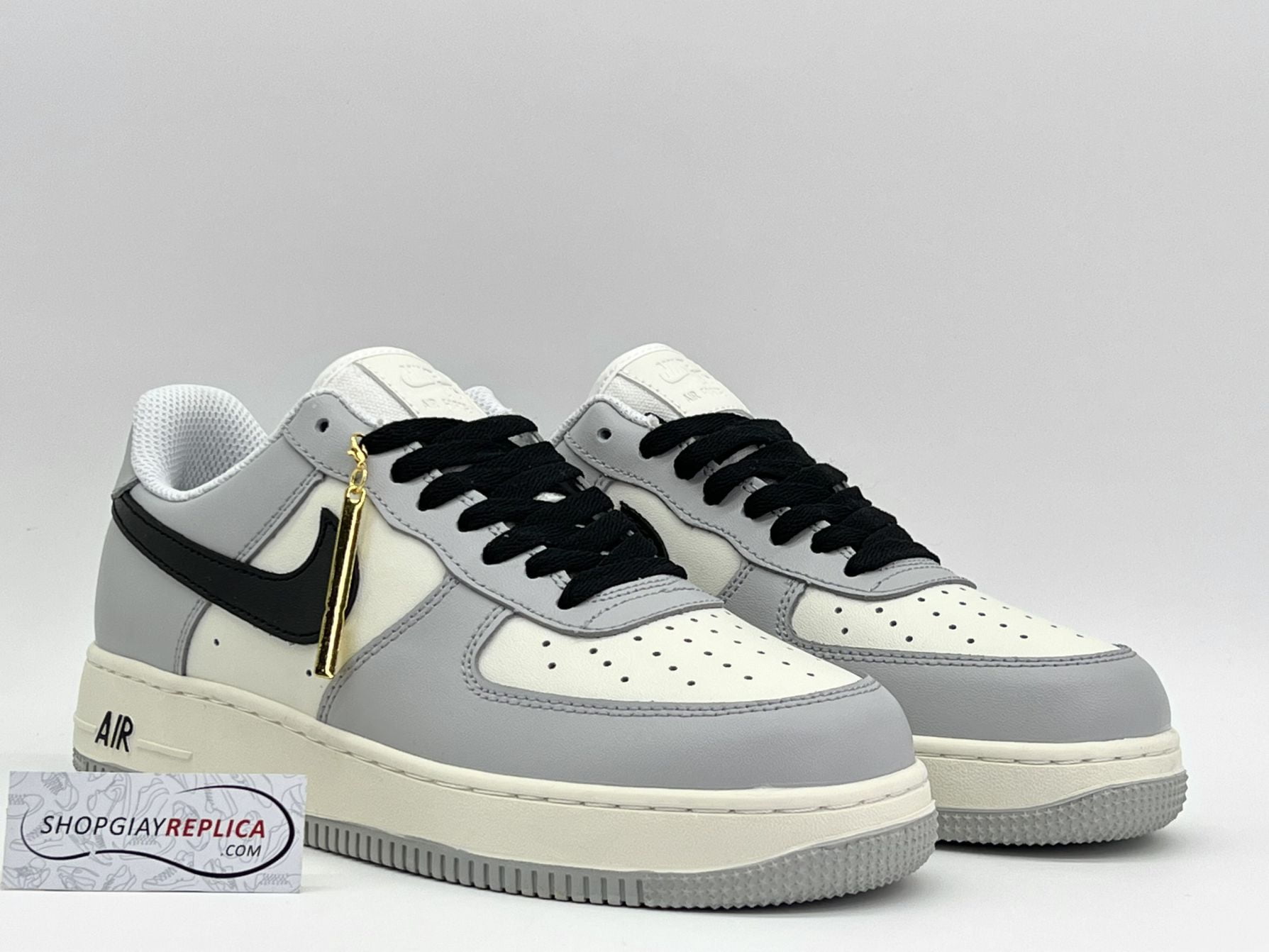Giày Nike Air Force 1 Low By You Custom Smoke Grey Like Auth