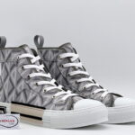 Giày Dior B23 High Top Gray CD Diamond Like Auth