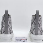 Giày Dior B23 cổ cao họa tiết CD Diamond