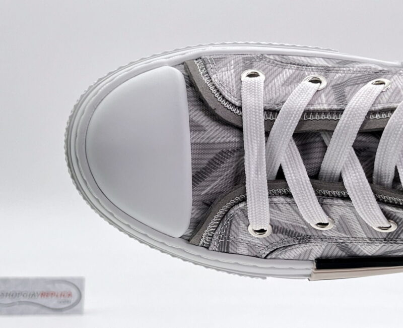 Giày Dior B23 High Top Gray CD Diamond Like Auth