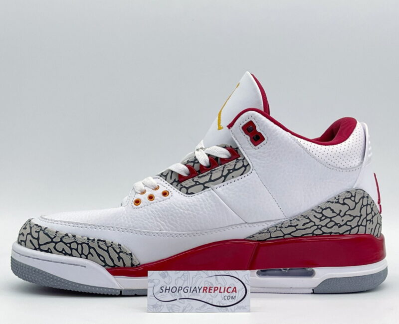 Giày Nike Air Jordan 3 đỏ trắng