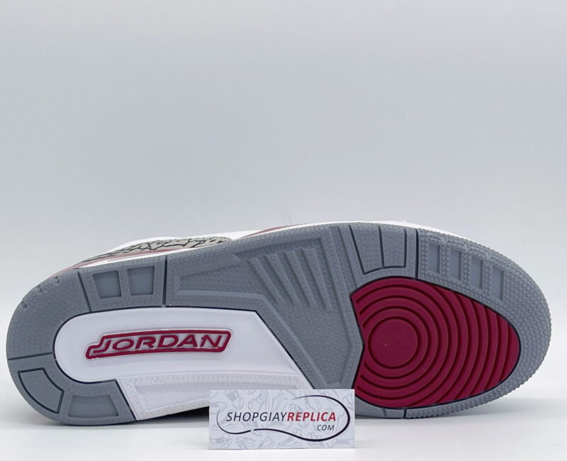 Giày Nike Air Jordan 3 Retro ‘Cardinal Red’ Like Auth