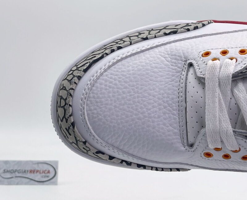 Giày Nike Air Jordan 3 Retro ‘Cardinal Red’ đỏ trắng