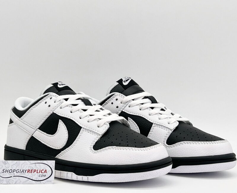 Giày Nike Dunk reverse Panda Đen Trắng like auth