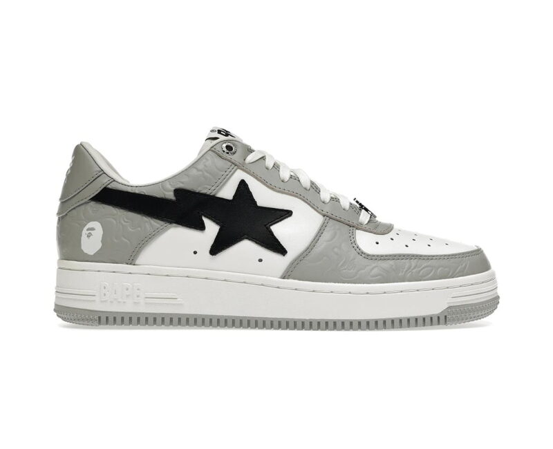 A Bathing Ape Bape Sta Low Grey Black