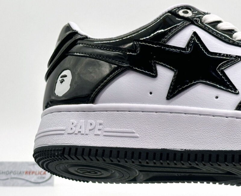Giày A Bathing Ape Bape Sta Low Black Đen Rep 1:1