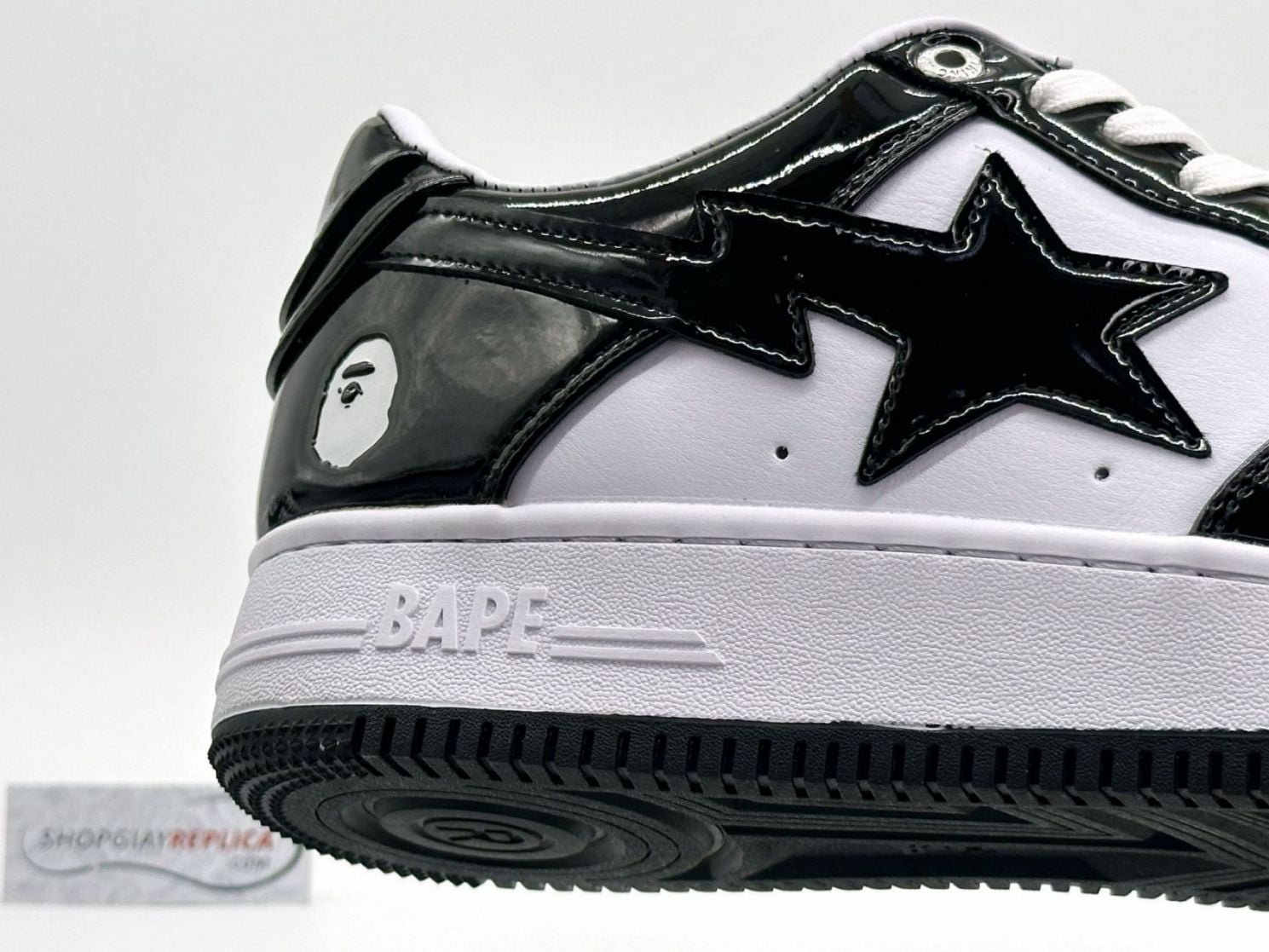 Giày A Bathing Ape Bape Sta Low Black Đen Rep 1:1