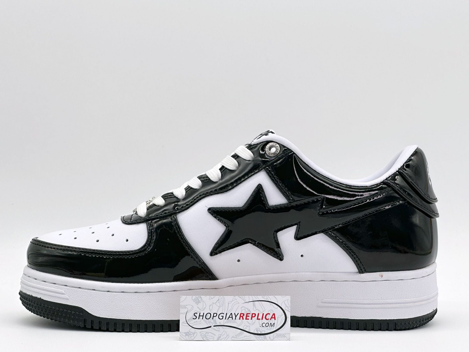 Giày A Bathing Ape Bape Sta Low Black Đen Rep 1:1