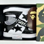 Giày A Bathing Ape Bape Sta Low Black Đen Rep 1:1