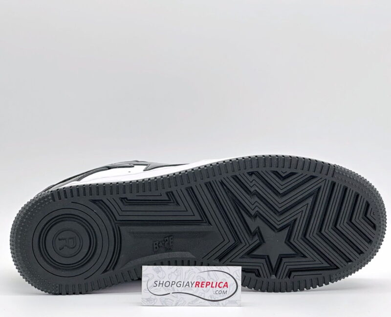 Giày A Bathing Ape Bape Sta Low Black Đen Rep 1:1