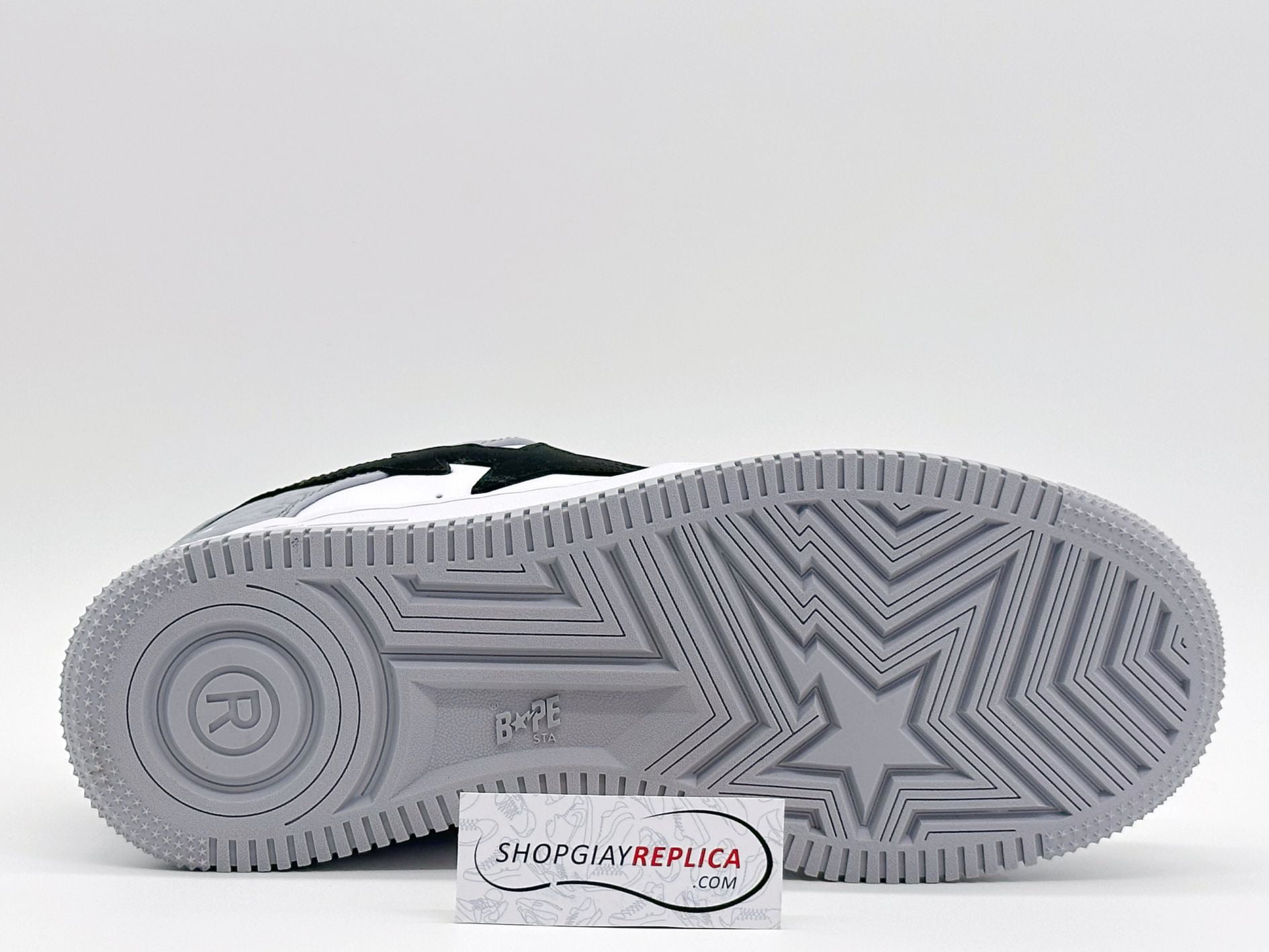 A Bathing Ape Bape Sta Low Grey Black