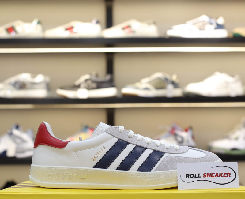 Giày Adidas x Gucci Gazelle White