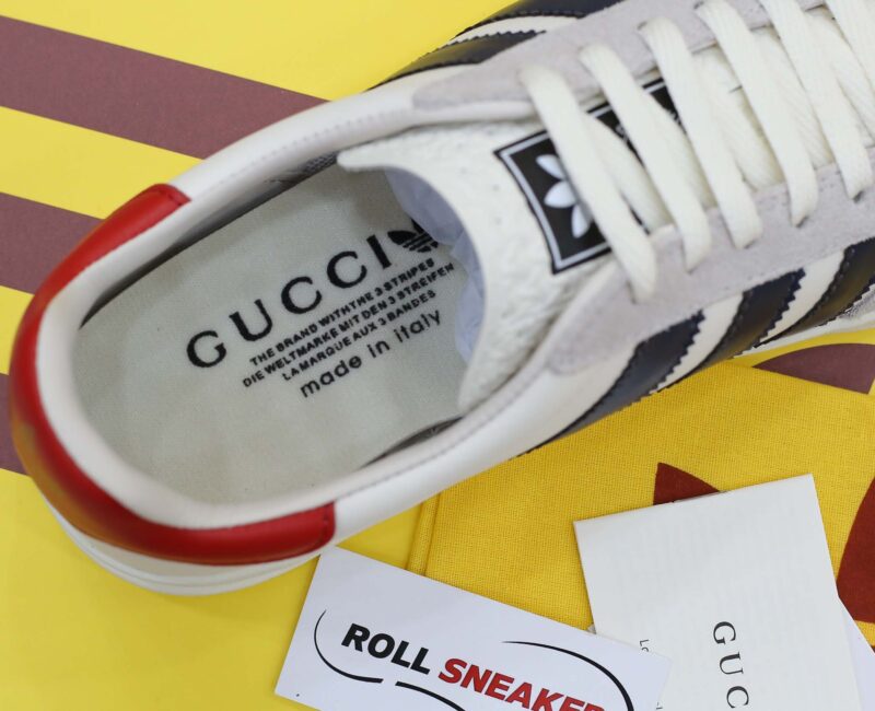 Giày Adidas x Gucci Gazelle White