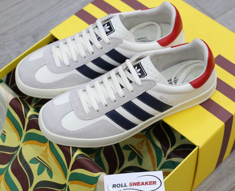 Giày Adidas x Gucci Gazelle White
